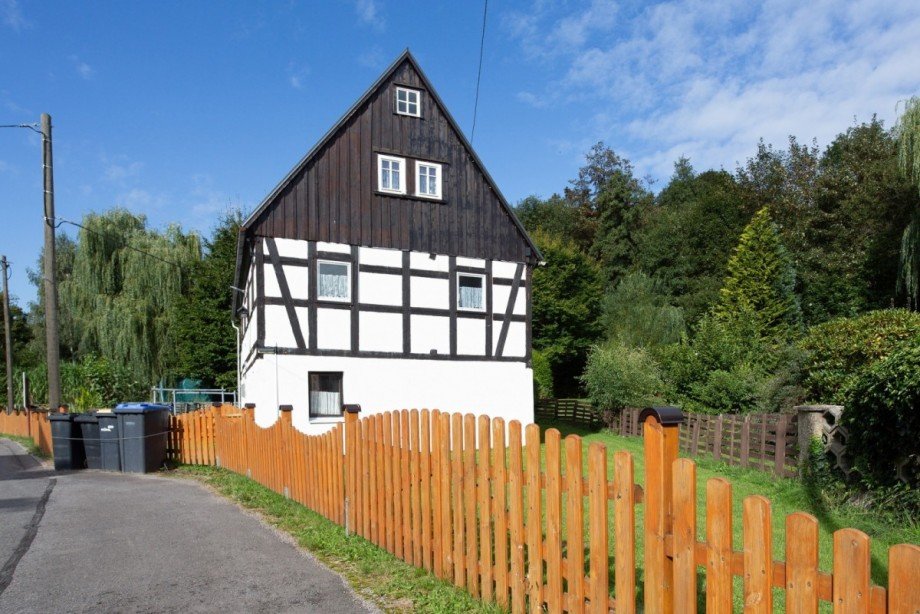 Seitenansicht rechts Einfamilienhaus Olbernhau