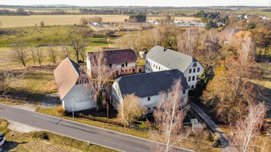 Seitenansicht Bauernhaus Mittweida