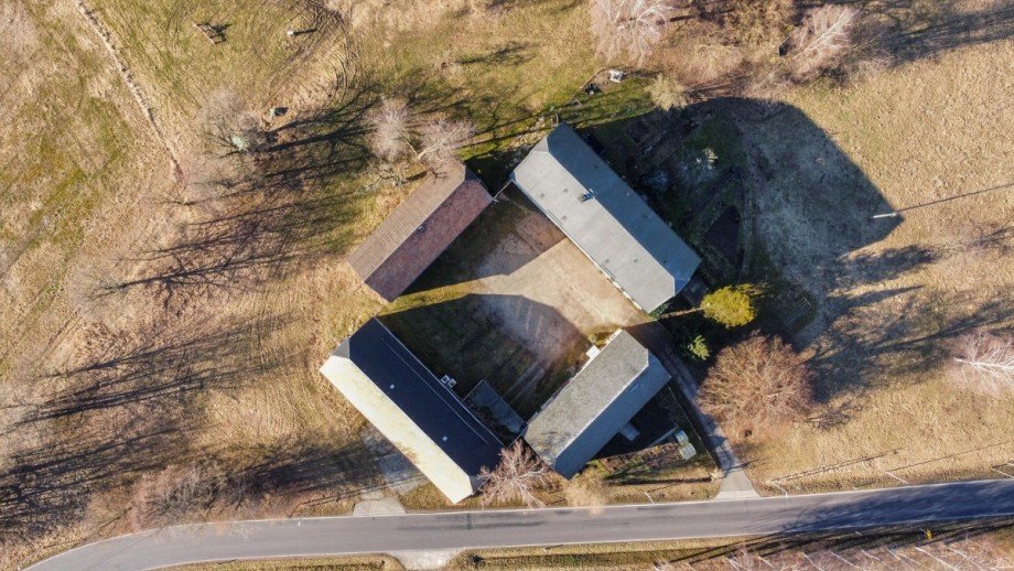 Draufsicht Bauernhaus Mittweida