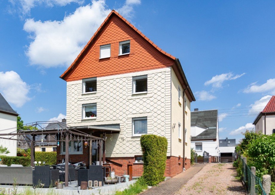 R�ckansicht Einfamilienhaus Chemnitz