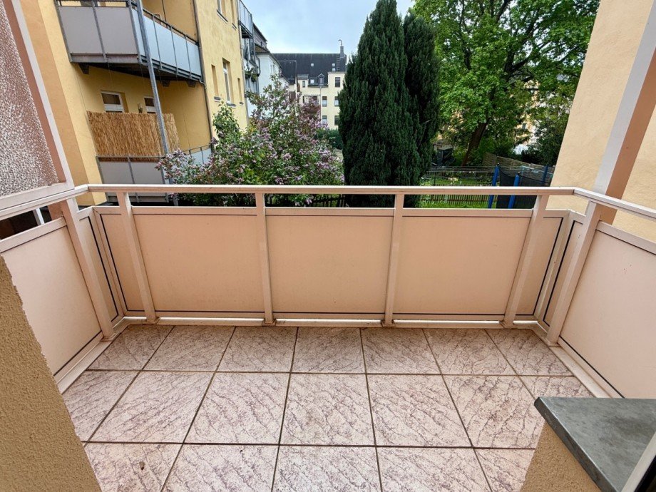 Balkon Erdgeschosswohnung Chemnitz