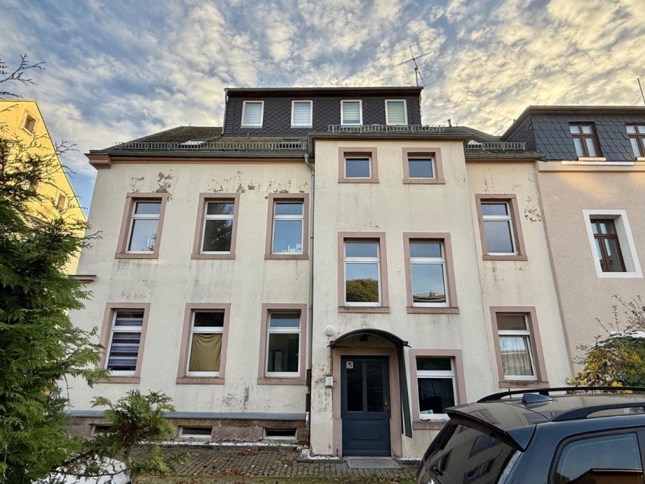 R�ckansicht Mehrfamilienhaus Chemnitz